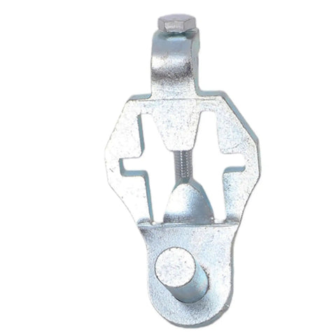 Galvanized Iron T Post Gate Hinges 2 Pack For 1 3 8 Inch Chain Link Fence Gates Farm Yard Heavy Duty Outdoor Fence Hardware Easy Install