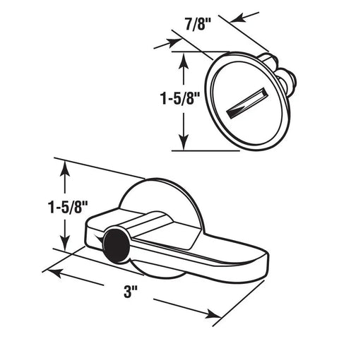 Diagram of Concealed Latch Lever Set For 1 Inch Partition Doors Cast Zamak Chrome Plated Privacy Lock For Bathroom Stall Partitions