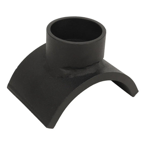 Beefy Heavy Duty Bottle Jack Axle Saddle for 12 Ton Jacks, iron construction, fits 3-inch tube, 1.5-inch platform