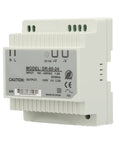 60W 24V DIN Rail Power Supply, Single Output AC DC Switching PSU DR-60-24, white aluminum case