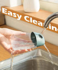 Toddler Faucet Extender 4 Pack Splash Free Sink Water Guide Kid Handwashing Helper in use under running water.