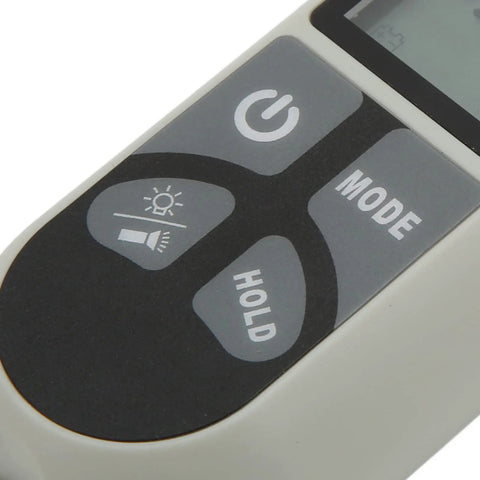 Digital Lux And PAR Meter For Lab Home Office With Wide Range Light Meter And LCD Backlit Display ABS Build Long Lasting Go To Portable And Easy To Use For Lighting Plant Photosynthesis And Illumination Tests close-up of mode buttons