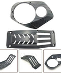 Motor Cover Board For BaFang G520B ACM03 G521 Drive Electric Bike Component Plastic Casing Engine Housing Shield Black Replacement Part For Electric Bicycle Motor Unit, black plastic, 20 x 15 x 3 cm