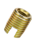 Self Tapping Carbon Steel Thread Repair Inserts Set M2 To M16 20 Pieces For Quick Furniture Repair Durable DIY Kit With Inner M6x1 And Outer M9x1 12mm Length Anti Strip Design For Strong Screws brass self-tapping thread insert
