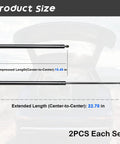 Rear Hatch Lift Supports For Suburban Tahoe Yukon SUVs 07-14 Left And Right Gas Springs Liftgate Shocks dimensions