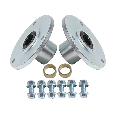 Go Kart Wheel Hubs 3 Lug Front Steering Knuckle Spindle Pair for Racing Go Karts ATV Quad Buggy Drift Trikes Mini Bikes