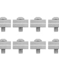Heavy Duty T Slot Nuts And Button Socket Cap Screws For Toyota Tundra Tacoma Pickup Truck Bed Deck Rails Cleats Rack And Bike Mount Rock Solid Hella Durable 8 Pack Silver Finish, silver button socket cap screws.