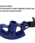 Heavy Duty Fan Shaped Pipe Bender For Pvc And Galvanized Steel Manual Tube Bending Tool with nodular cast iron and sturdy design.