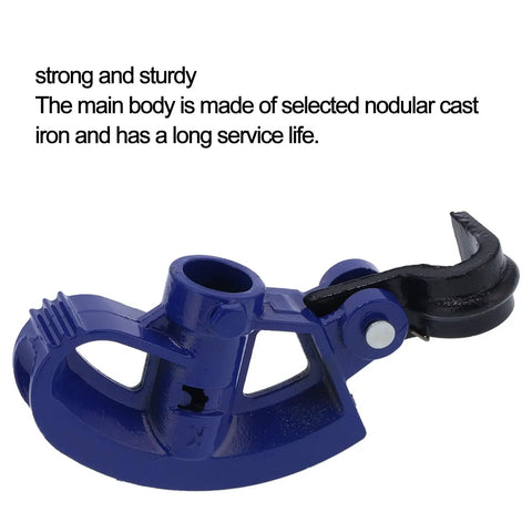 Heavy Duty Fan Shaped Pipe Bender For Pvc And Galvanized Steel Manual Tube Bending Tool with nodular cast iron and sturdy design.