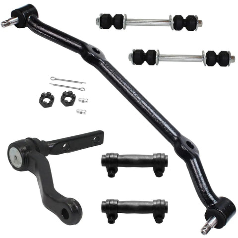 Front 14 Piece Suspension Kit For 2WD Chevy Blazer S10 GMC Jimmy Keeps Your Ride Smooth Replaces Worn Shocks Control Arms Ball Joints And Bushings For 1996-2005 Models tie rods and control arms