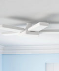 Ultra Bright LED Garage Lights 4 Pack With 100W Power, 10000 Lumens, 6500K Daylight, ceiling mount with 4 adjustable panels