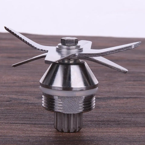 Stainless Steel Blade Replacement For Soy Milk Makers And Blenders Built To Last Kitchen Part No Fuss Easy Install Safe Food Grade Material Durable Blade For Smooth Soy Milk Extraction Compact Long Lasting Performance, stainless steel replacement blade with threaded mount