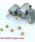 10pcs Brass Gears 15T Modulus 0.3M 1.98mm Bore 4mm Thick 5.1mm OD Metal Gear Set For Mini Cars And Aircraft Models, Fits 1.5mm Shaft Motors