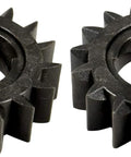 2 Pack Starter Motor Pinion Gear For Lawn Mowers And Snow Throwers, Easy Install, Fits Briggs Stratton And Toro Engines, black gears