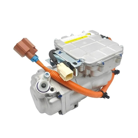 Premium Heavy Grade Electric AC Compressor Straight Bolt On Fit For Byd Qin Dm E5 E6 E3 S2 F3 T7 T5 New Energy Vehicles with iron housing.