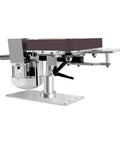 Heavy Duty 1X30 Belt Sander With 550W Motor and Stepless Speed Adjustment for polishing, featuring a compact steel design.