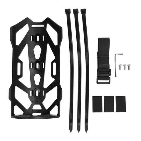 Front Fork Cage For Mountain Bikes, Solid Plastic Bottle Mount With Easy Installation Kit, Waterproof Water Bottle Storage