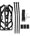 Fork Mount Bag Holder for Front Fork Rack Ultra Lightweight 131g 4.6oz Three Point Fixed Design Cage and mounting tools