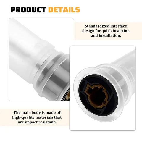 Washer Fluid Level Sensor Replacement For 289111E400 18-0825 Durable Plastic Rubber Build Easy Install And Accurate Readings Premium Quality Sensor For Reliable Windshield Washer System, side view