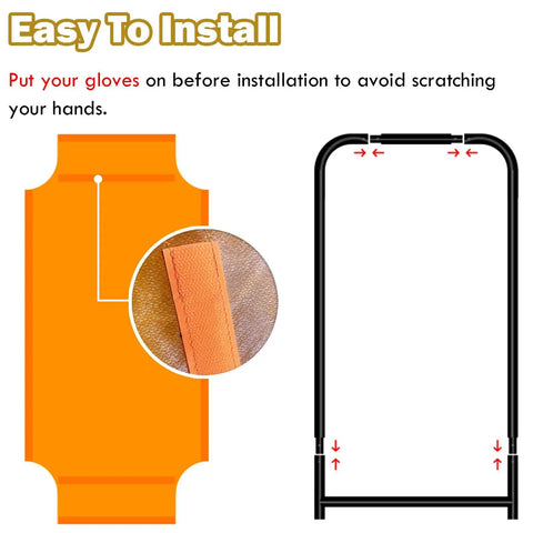 Welding Safety Screen With Stand For Sparks And Debris In Workshops And Construction Zones, Pro Grade Protective Shield frame assembly guide