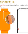Installation guide for Foldable Welding Curtain Screen, Portable Fiberglass Barrier highlighting safety tips.