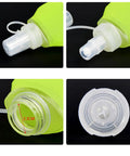 Leak Proof Folding Water Bottle With Sport Design showing nozzle and cap details for all day hydration, gym, hiking use