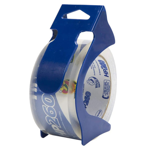 High Performance Clear Packing Tape Refills, single roll with dispenser, HP260 heavy duty packaging tape, 3 inch core, 60 yards each