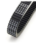 Heavy Duty V-Drive Motorcycle Belt For Suzuki LTA500F Vinson 4WD Quadmaster close-up, black rubber design, durable and strong.