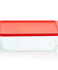 Big 11 Cup Glass Food Storage Container With Snug BPA Free Lid For Leftovers And Meal Prep, Freezer Safe Microwave Safe Dishwasher Safe