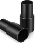Two Pack Vacuum Hose Adapter 35mm To 32mm One And Three Eighths Inch To One And Quarter Inch Plastic Universal Connector
