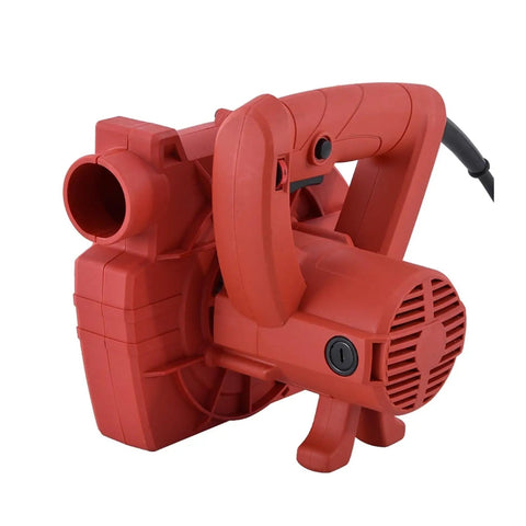 Tough 1600W Dual Purpose Blower And Suction Vacuum For Wall Grinder Debris Pickup And All Around Garage Diy Pro Cleanup The Deadset Shop Ready Workhorse with red housing and ergonomic handle.