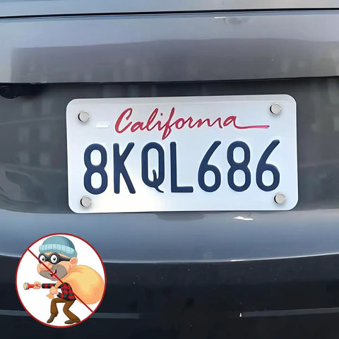 Tough As Nails Anti Theft License Plate Screw Kit With Premium Stainless Steel Rust Proof Security Bolt Fasteners Universal Car Auto Tag Mounting Hardware For Any Ride Silver Set on California vehicle tag.