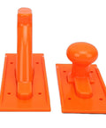 Two Pack High Strength Push Sticks Orange For Table Saw Router Jointer Non Slip Wear Proof Safety Blocks Durable ABS