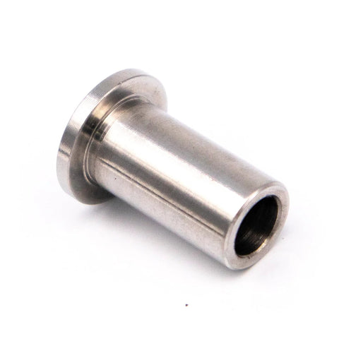 3220 bearing sleeve for Crathco 3220; stainless steel cylindrical spacer with flange