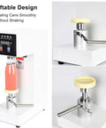 Straight Up Game Changer 51MM Hand Press Tin Can Seamer And Vacuum Food Heat Sealing Machine with adjustable lift design.