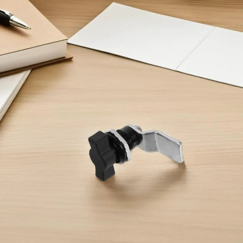Three Piece T Handle Lock Set For Tool Boxes And Cabinet Doors Weatherproof ABS And Metal Cam Latch on table