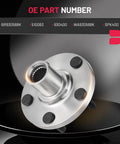 Front Wheel Bearing Hub Assembly 5 Lug 2 Pack Compatible With Toyota Camry Avalon Venza Sienna Highlander And Lexus ES300h ES330 ES350 RX330 RX350 RX400h Heavy Duty Replacement For Smooth Quiet Ride, close-up view with OE part numbers displayed.