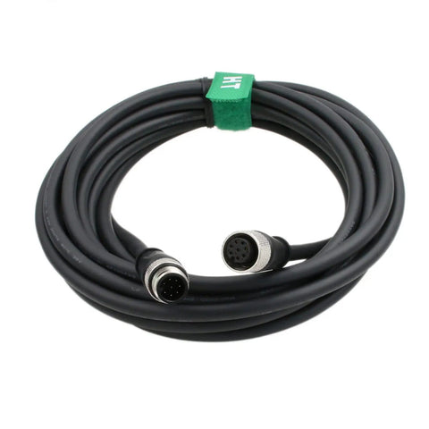 Pro Grade Industrial M12 A Coded 8 Pin Cable From 8 Pin Female To 8 Pin Male Shielded For Cognex In Sight Remote Head Camera Sensor 2m