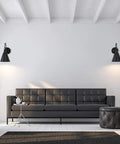 Swing Arm Wall Lamp Set 2 Pack Dope Rustic Vintage Sconce Lighting For Home Decor Bedroom Headboard Bathroom Farmhouse Porch And Garage Black Finish 180 Degree Adjustable Arm Durable Metal Bulb Not Included in living room