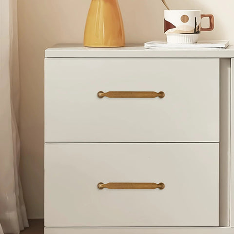 Antique Brass Cabinet Pulls 5 Inch 128mm Hole Centers Zinc Alloy Vintage Drawer Handles on white cabinet