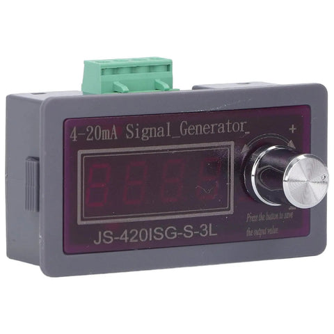 DC0-10V 4-20mA Generator Module With Dual LED Display And Precise Ampere And Voltage Readout, Back Calibration Pots For Coarse And Fine Tuning