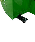 Heavy-duty snow blower storage dolly installed for 44 inch, 47 inch, and 54 inch snow blowers replacement for LP70692 in green
