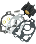 Outboard Water Pump Service Kit With Impeller Wear Plate Gasket Key And Seals For 2 Stroke Engines From 65HP To 225HP Replacement Pump Kit Includes OEM Quality Impeller And Lower Seals Pro Grade components displayed