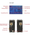HF VSWR And Power Meter With Direct Digital Readout For 1.5 To 70 MHz Ham Radio display and back panel view