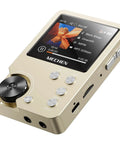 Gold HiFi MP3 Player With Lossless DSD High Resolution Audio Portable HighRes Music Player With 64GB Card Included Rich DSP DAC