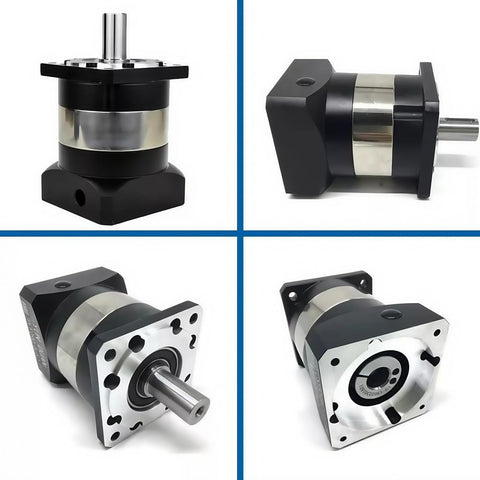 High Torque Planetary Gearbox 50 To 1 Speed Reducer For 19 mm Shaft 750W 80 mm Servo Motor With Low Backlash Under 12 Arc Minutes Ideal For CNC Lathe Machines 3500RPM