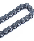 Close-up of 42-link chain from Front 420 Jackshaft Drive Chain Tensioner Breaker Kit with 42 Links for Predator 212cc 196cc Mini Bikes