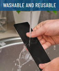 Washing Anti Slip Rug Grips For Hardwood Floors No Damage Floor To Carpet Tape Holds Rugs In Place Washable And Reusable