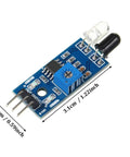 IR sensor module from 20 Piece Dope IR Infrared Obstacle Avoidance Sensor Module Kit for Arduino, Raspberry Pi, and robot projects.