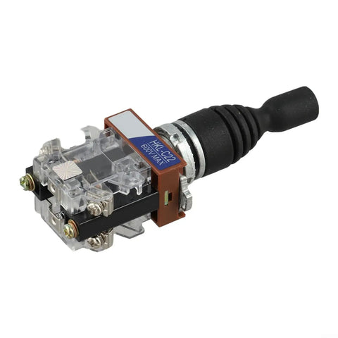 Heavy Duty 2 Position 2NO Momentary Joystick Switch for Industrial Control Panels 22mm Panel Mount With Screw Terminals 150V 250V 600V C22 Compatible